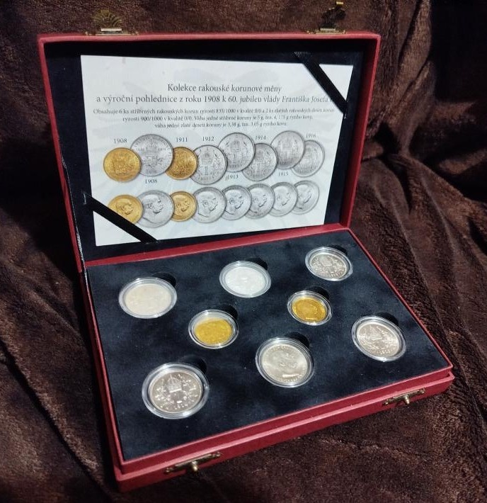 Kolekce rakouské korunové měny