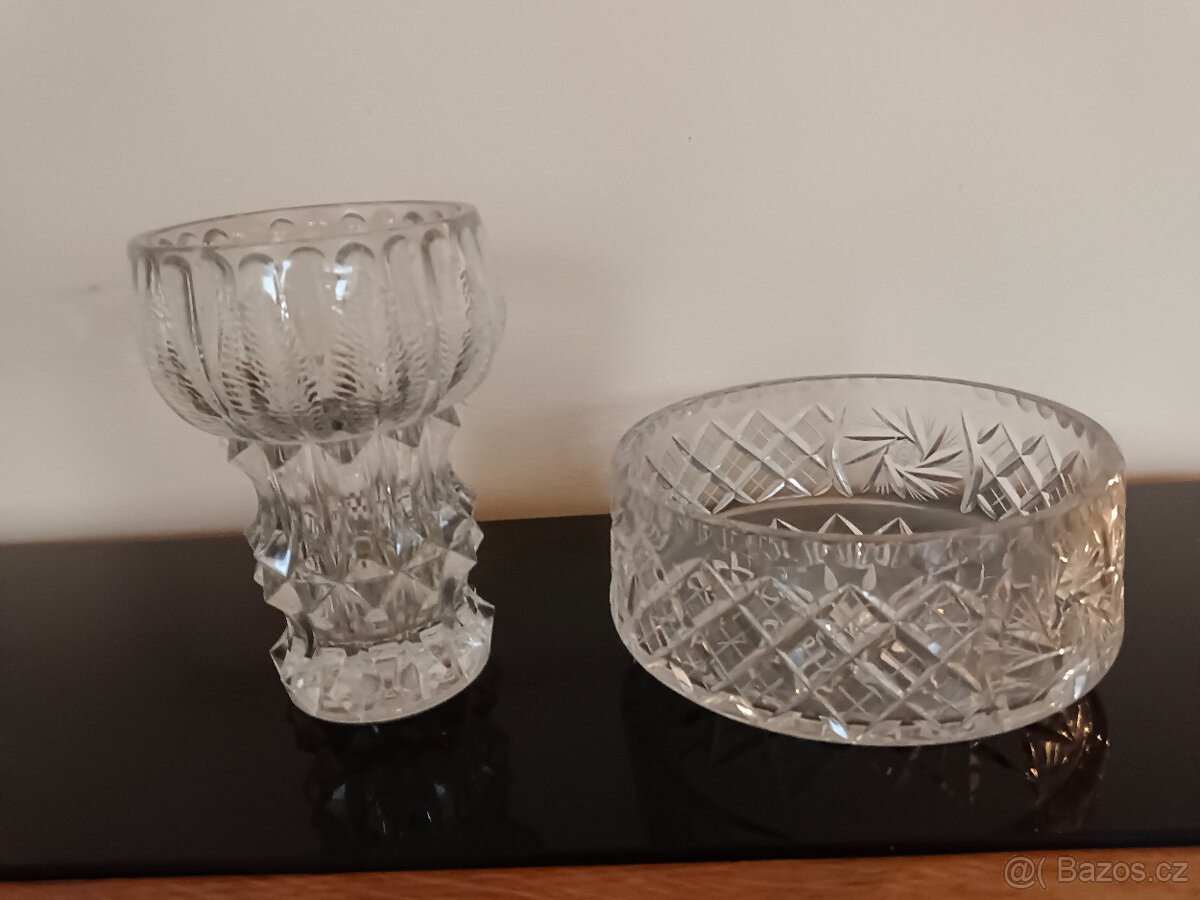 sklo - broušené hutní sklo