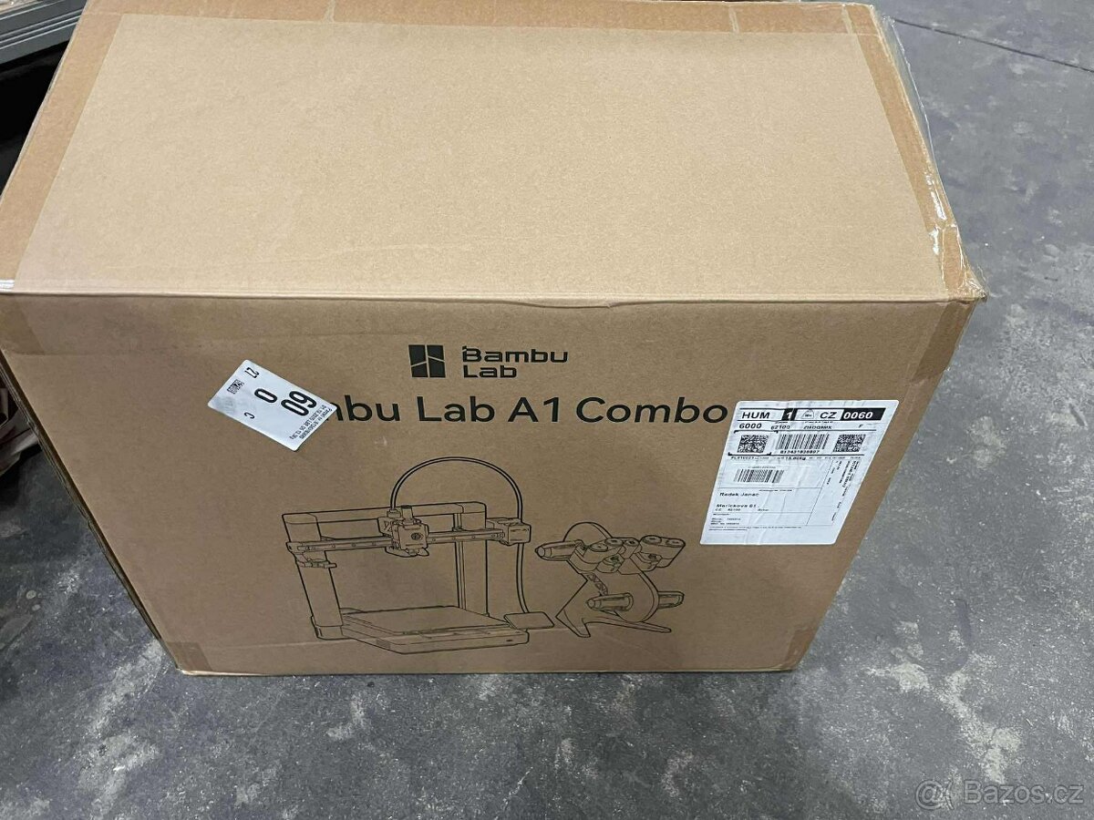 3D tiskárna Bambulab A1, uplne nová - zaruka