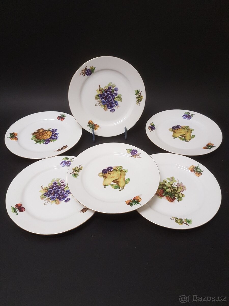 Dezertní talíře 6ks "Dubi"