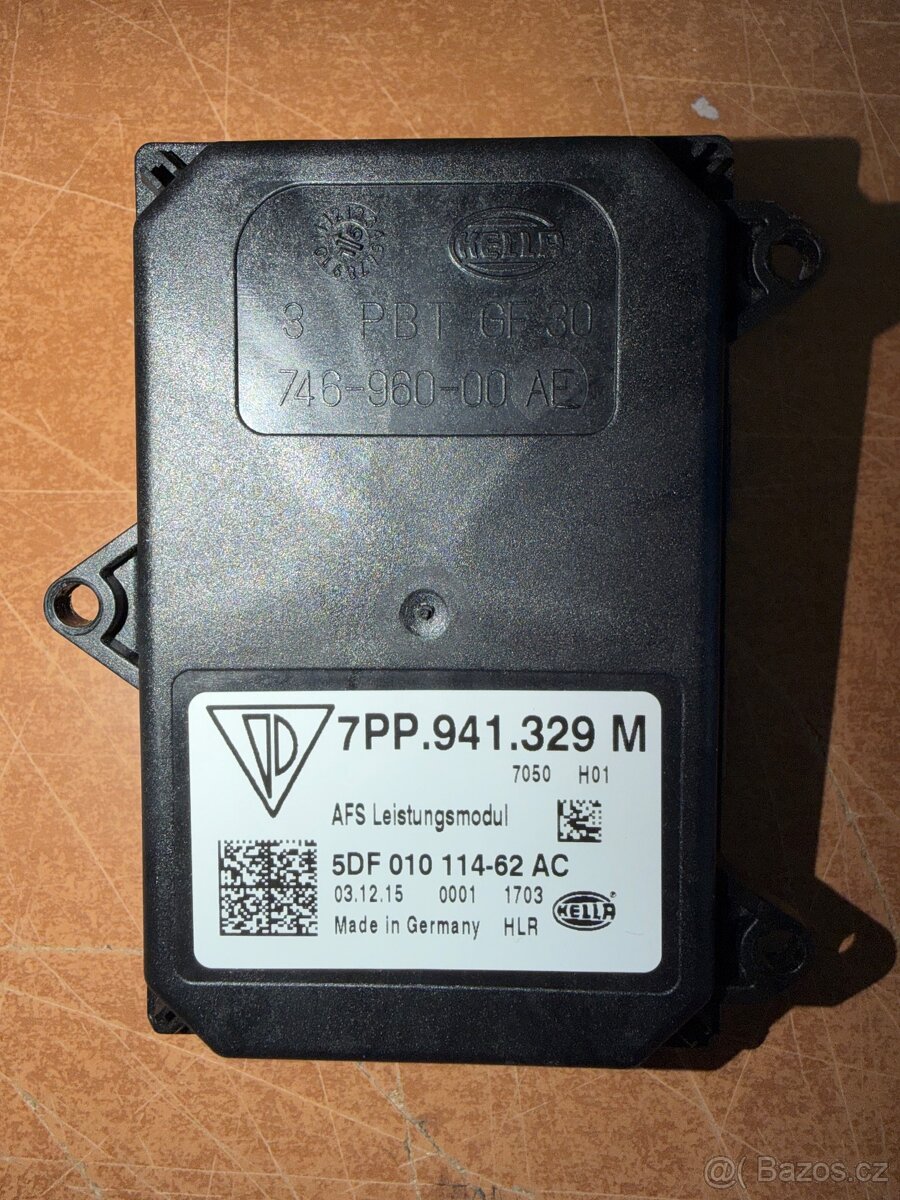 Jednotka xenonu AFS Porsche 7PP941329M