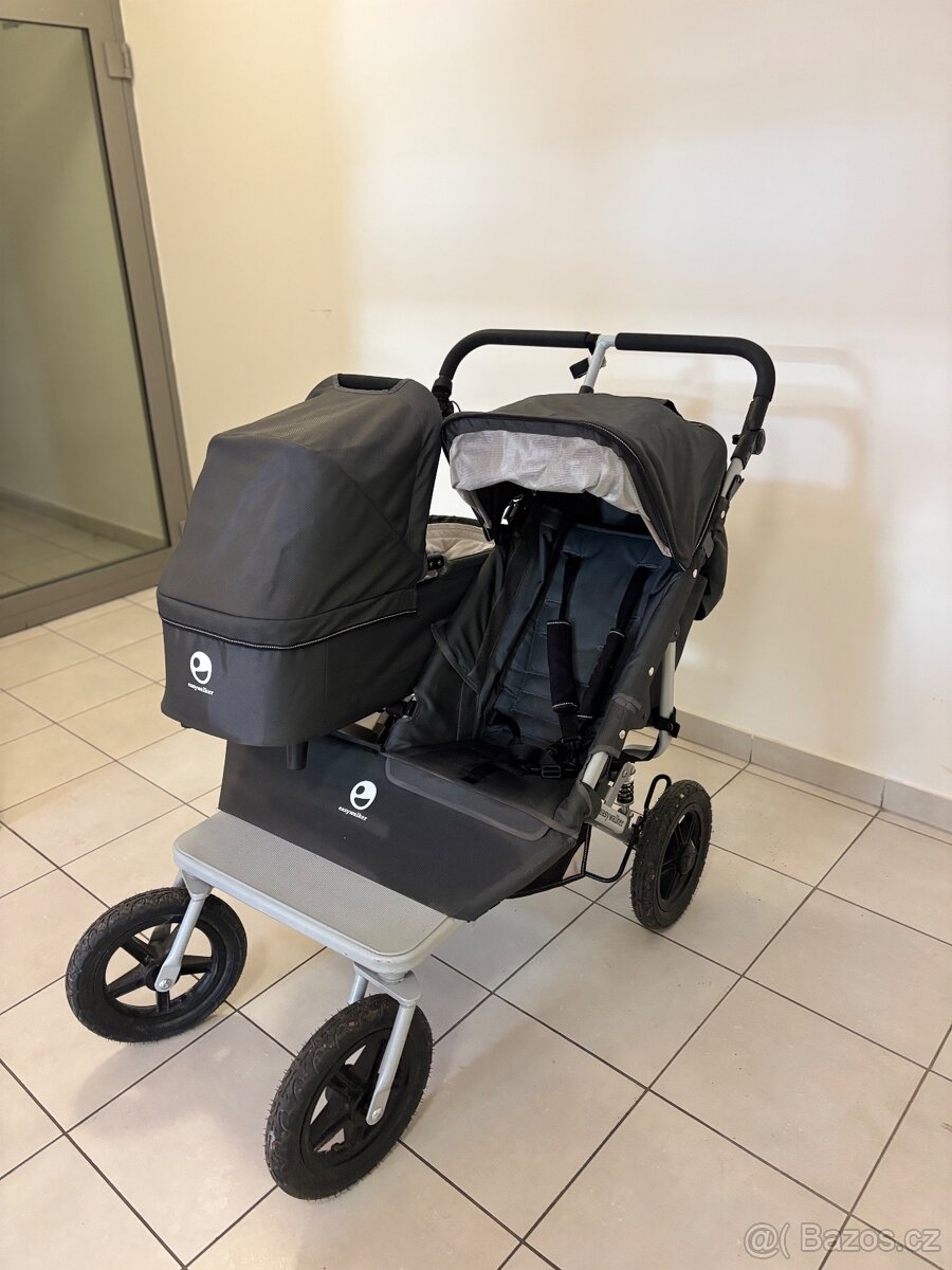 Sourozenecký dvojkočár EasyWalker Duo plus