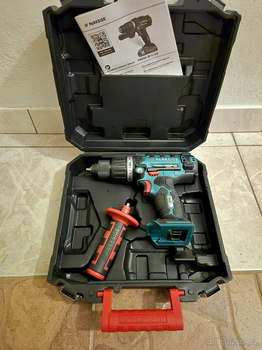 Nová Aku příklepová vrtačka PARKSIDE 20V