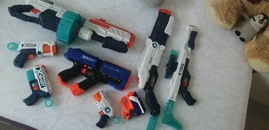 NERF/X-SHOT Zbraně + náboje
