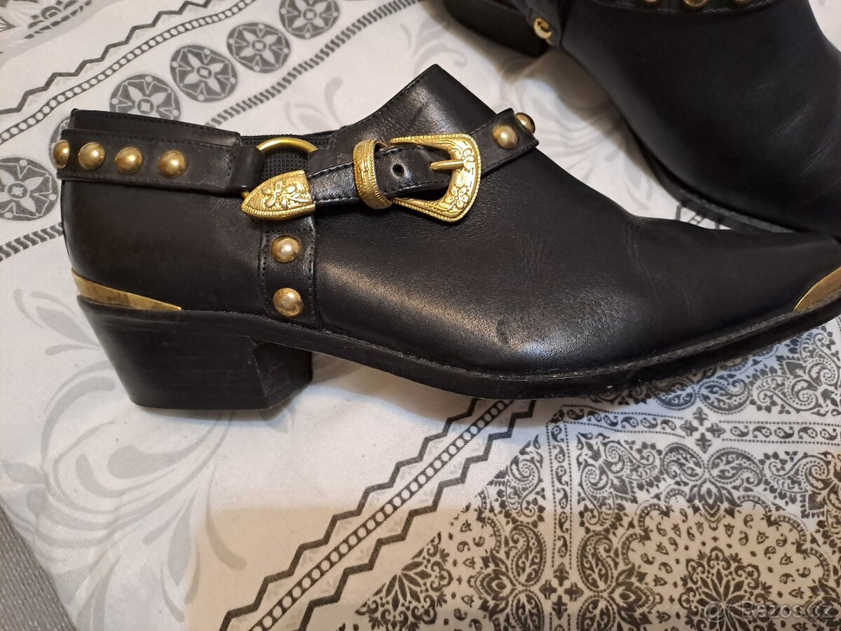 Dámské kožené boty vel. 37, Made in Italy
