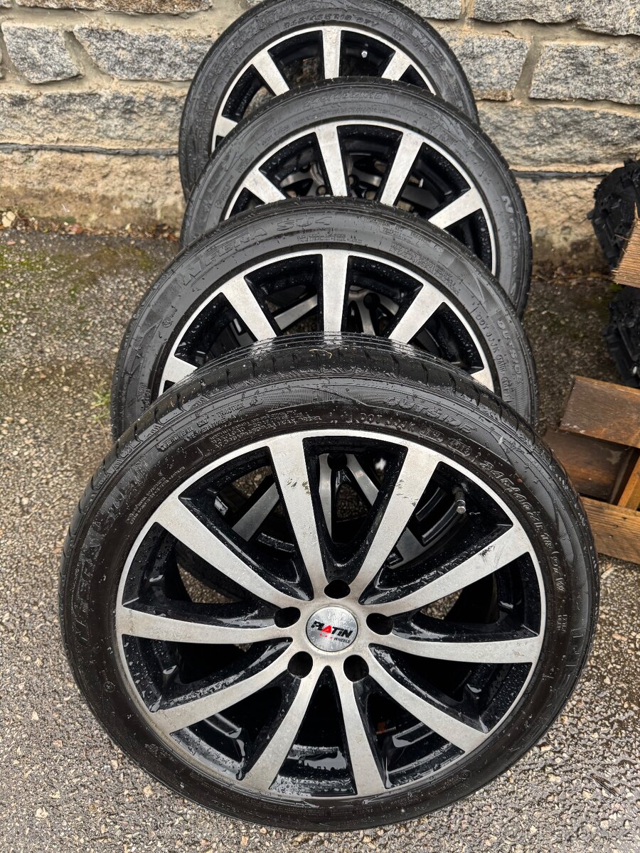 ALU disky+pneu - 245/40 R18 CENA DOHODOU, SLEVA MOŽNÁ
