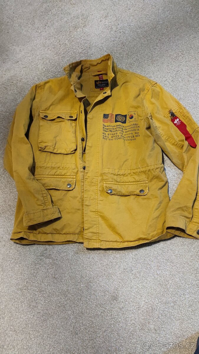 ALPHA INDUSTRIES pánská přechodná bunda velikost L