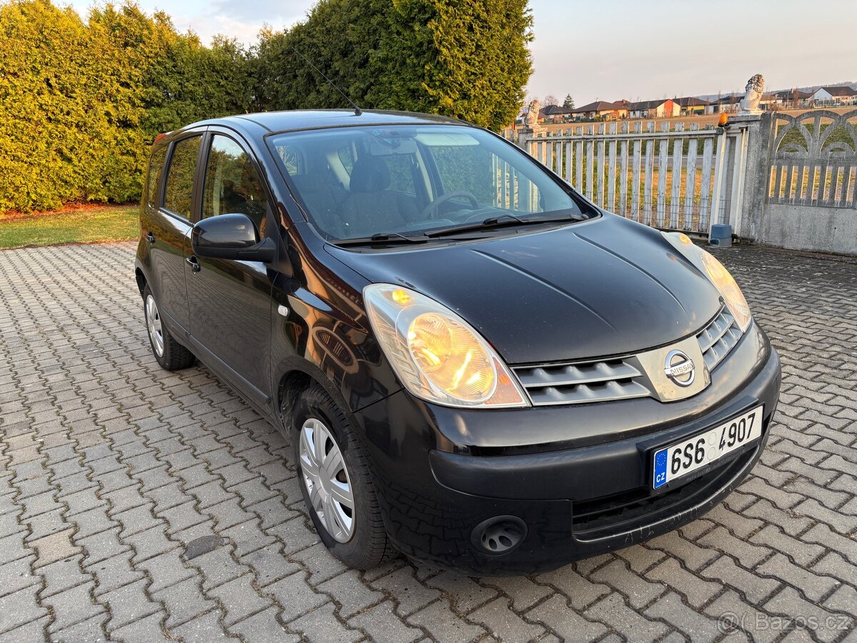 Nissan Note 1,4i-, klima, r. 07