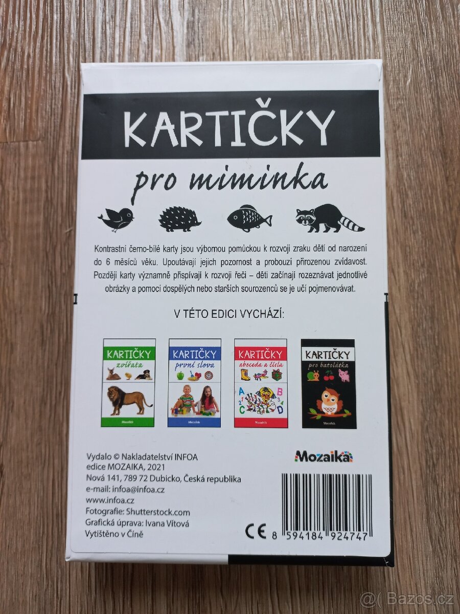 Kontrastní kartičky (obrázky)