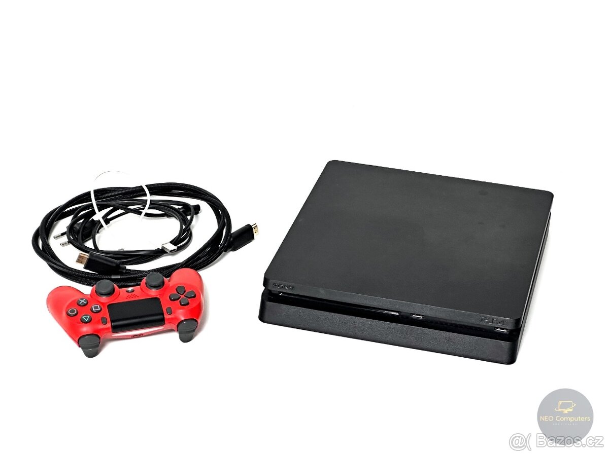 Sony Playstation 4 - PS4 Slim 1TB (CUH-2216B) + příslušenstv