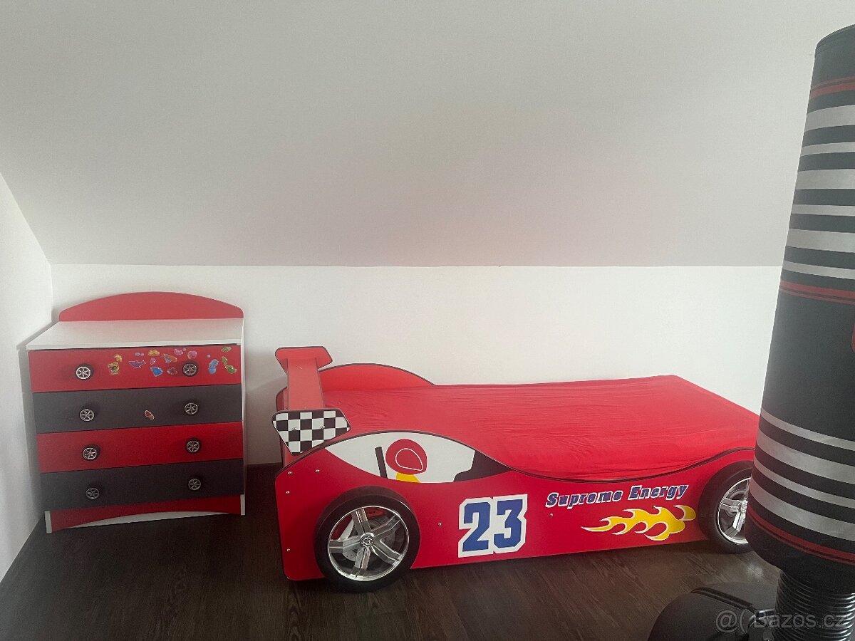 Postel auto+komoda