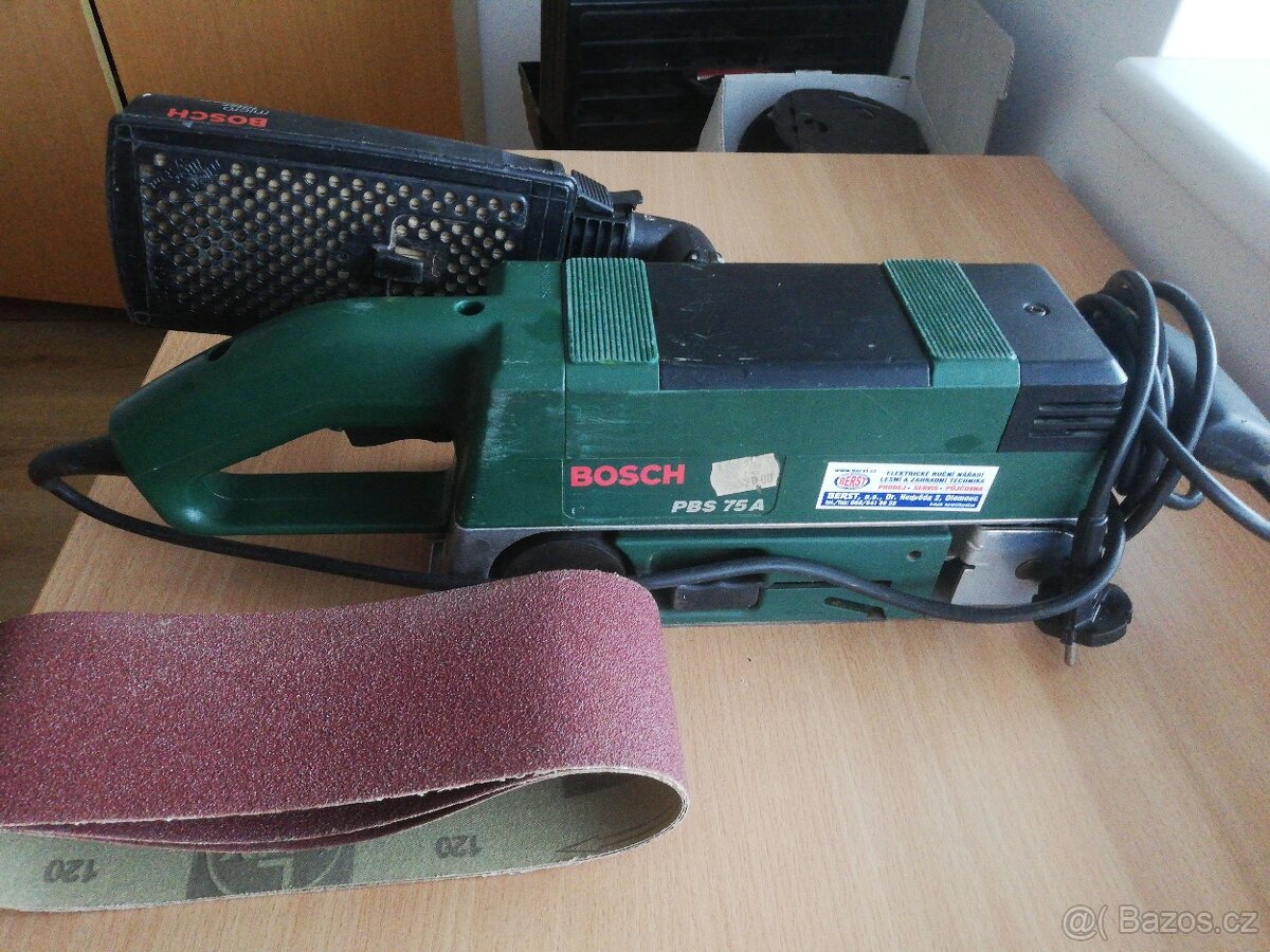 Bosch elektrická pásová bruska PBS 75A