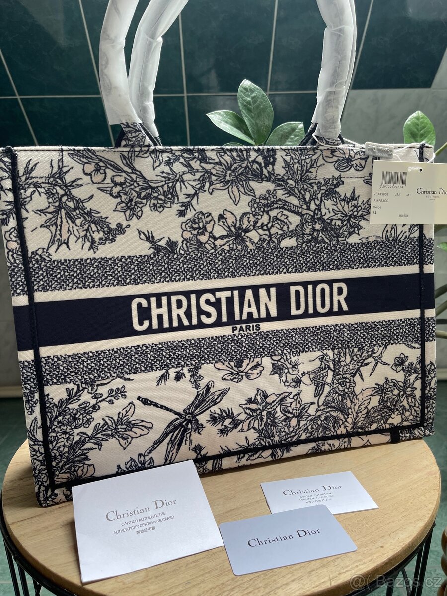 Christian Dior tote book medium size