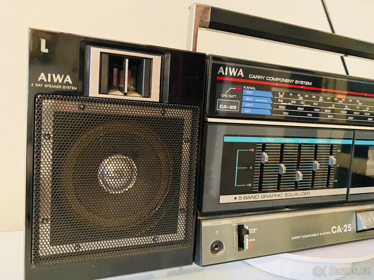 Radiomagnetofon Aiwa CA-25, 80.léta
