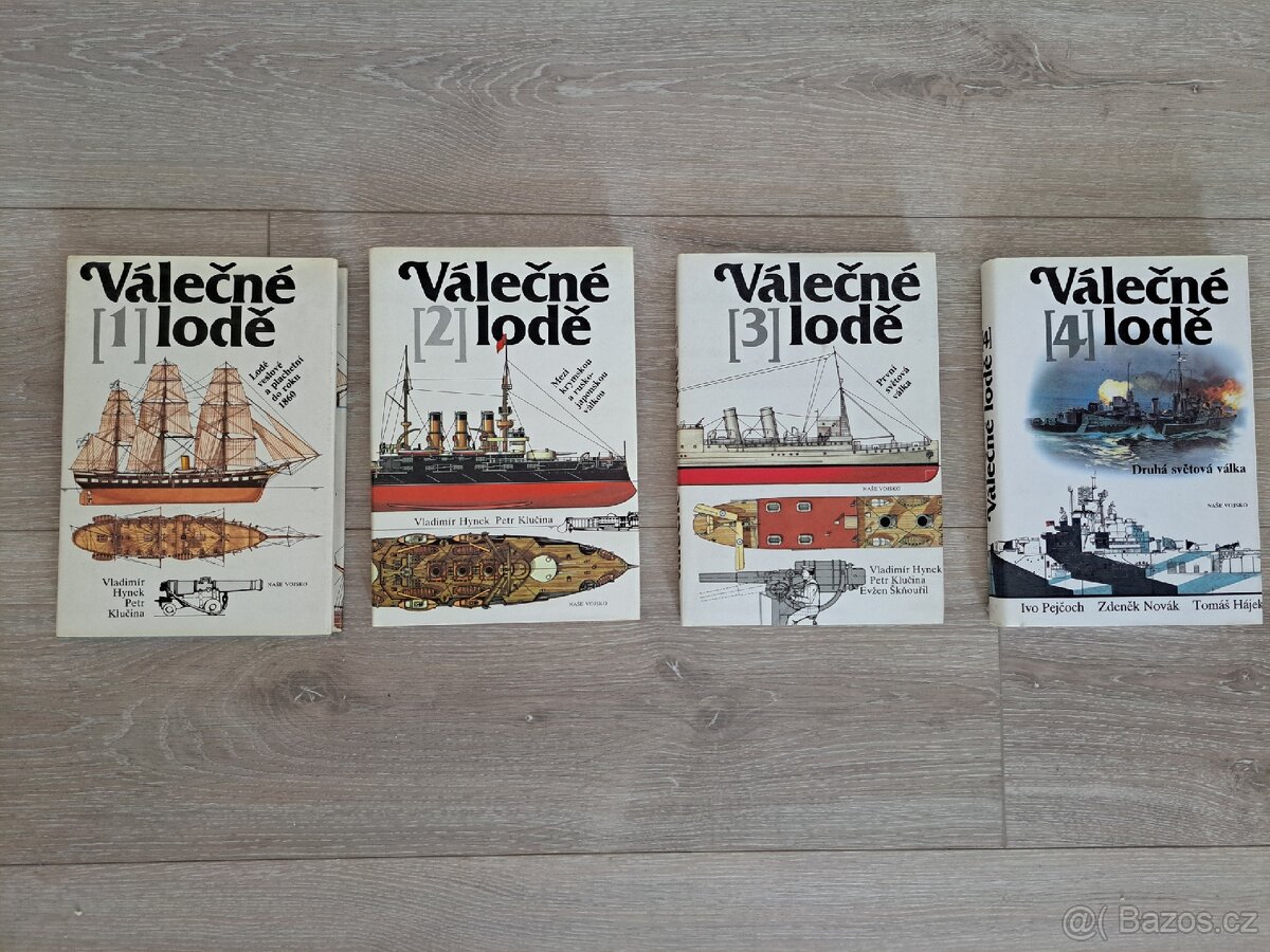 Knihy - Válečné lodě - 4 díly