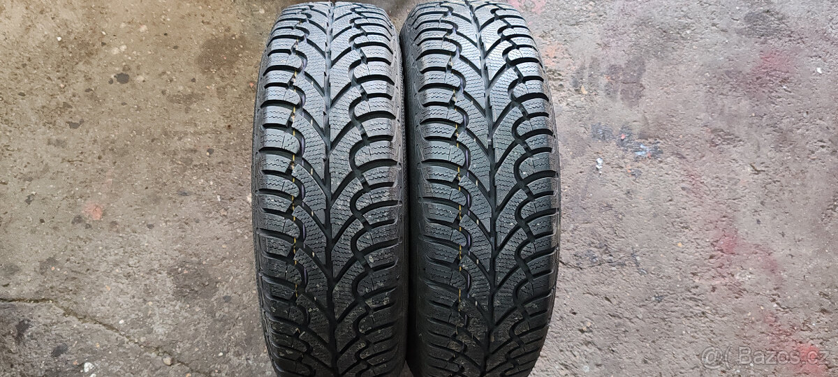 2 zimní pneumatiky FULDA 185/70R14 88T 8,00mm