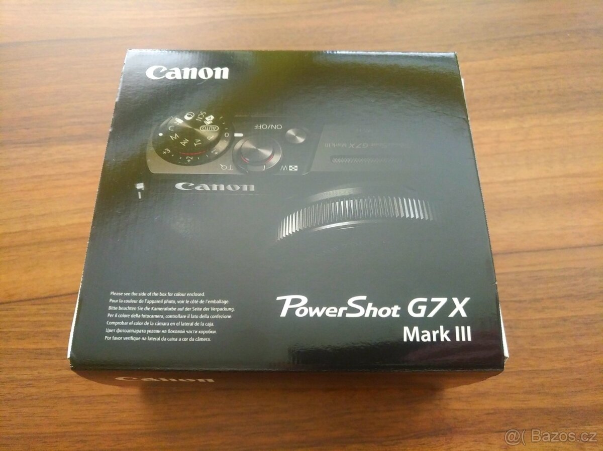 TOP vlogovací foťák Canon G7X III – nový, 24 měsíců záruka