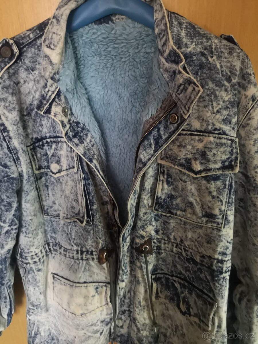 Jeans bunda plesnivák