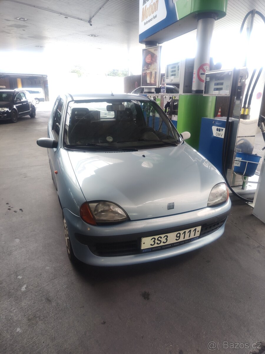 Fiat seicento 0,9,1999, STK 5/26,123 tkm