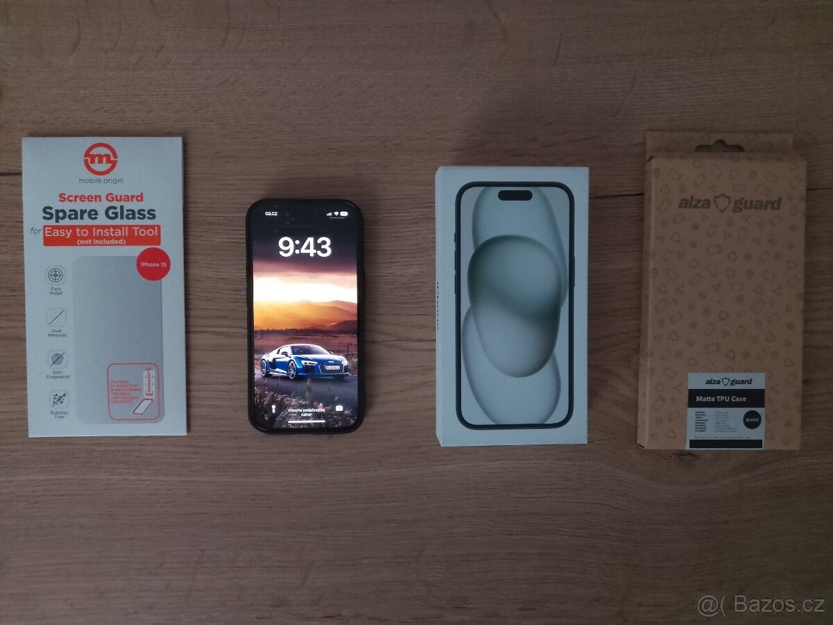 iPhone 15 128GB Black : mobil + příslušenství