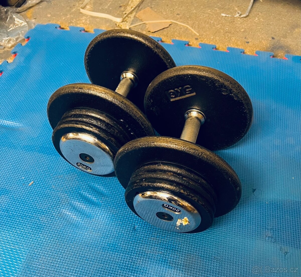 Jednoruční činky 2x 20kg