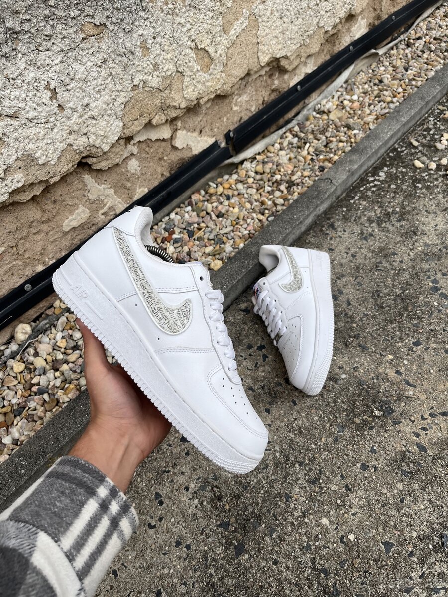 Nike Air Force 1 Low Just Do It Pack White Clear