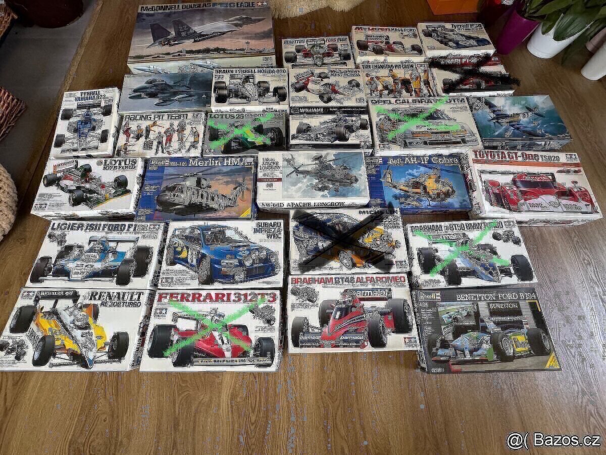 Tamiya Revel Hasegava Modely