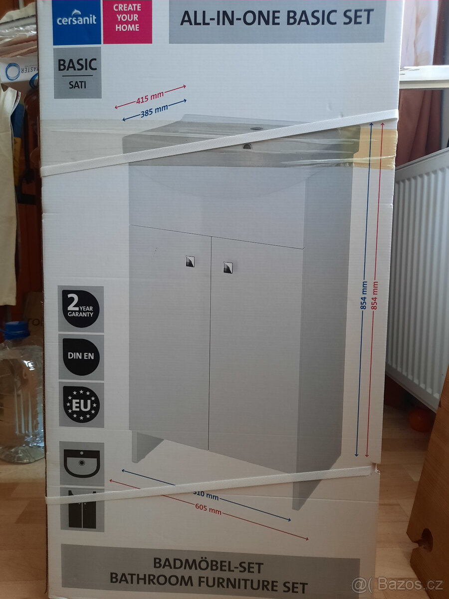 umyvadlo se skříňkou