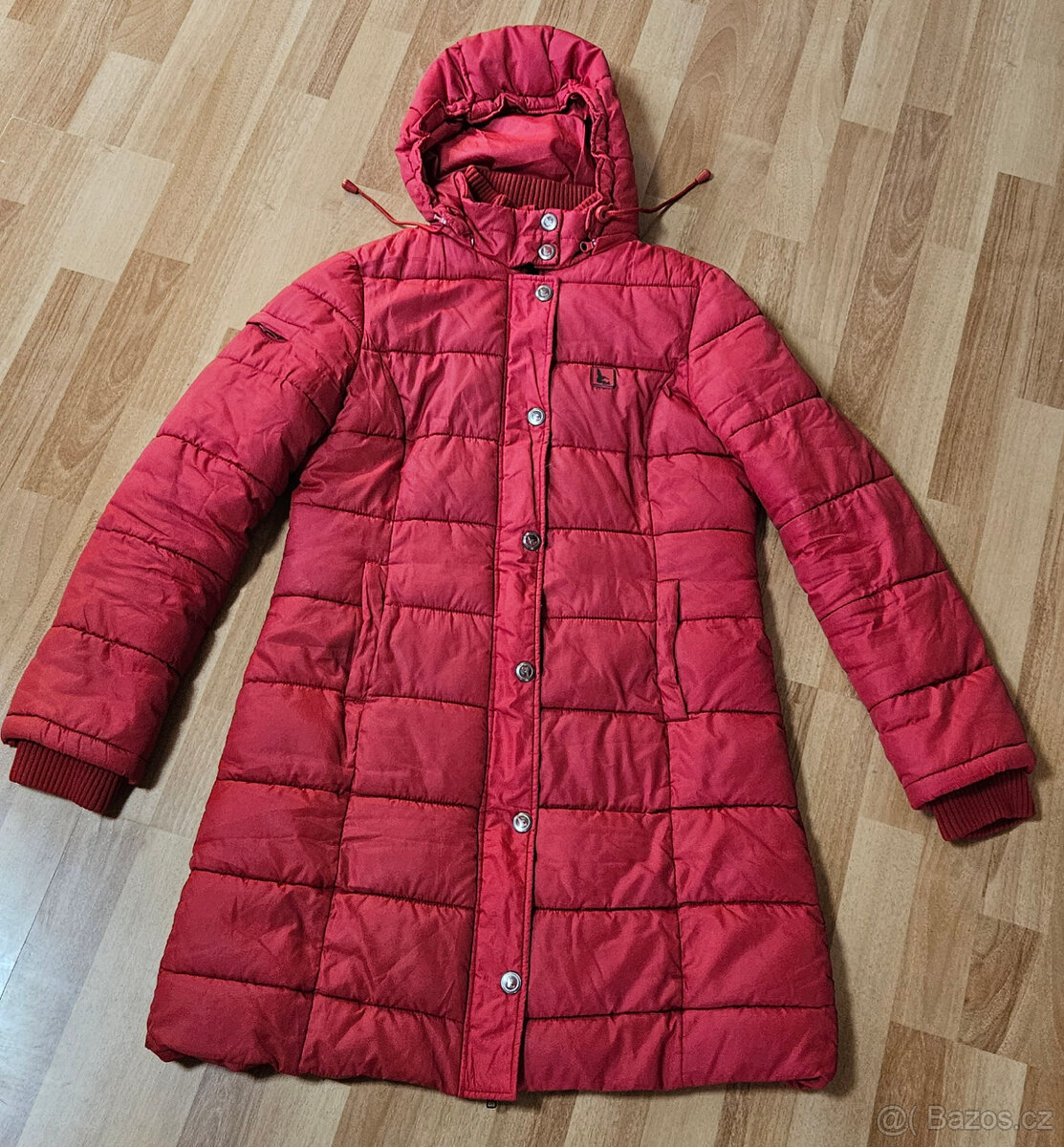 Dámská teplá zimní dlouhá bunda - kabát