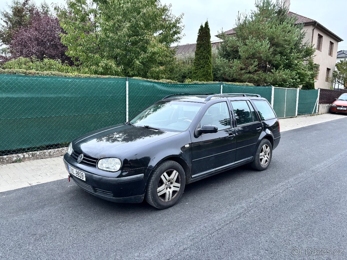 Vw golf 4 1.9tdi 85kw 6q, plně pojízdné, slušný stav.