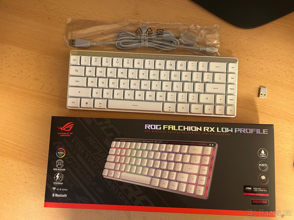 Herní klávesnice ASUS ROG FALCHION RX Low profile