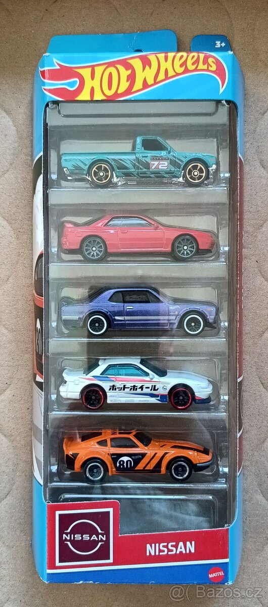 Hot wheels NISSAN 5-pack
