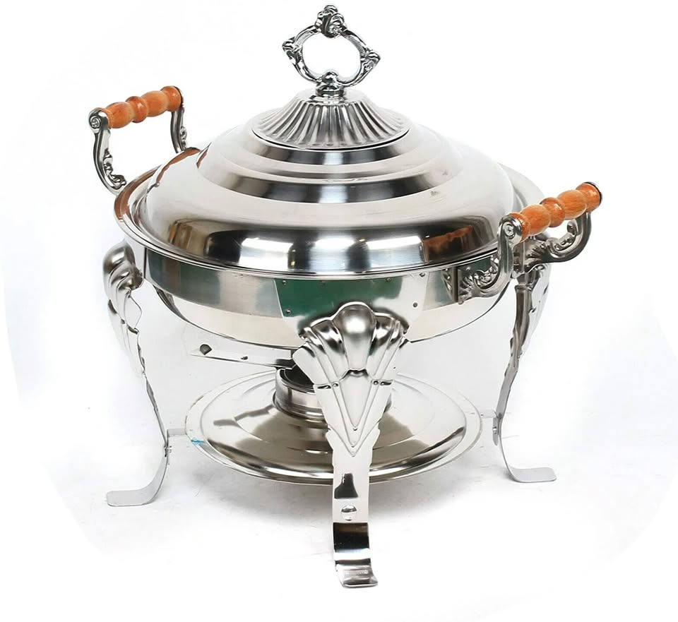 Nerezový designový ohřívač potravin