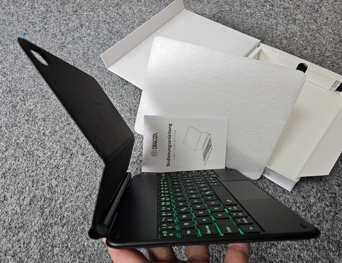 Pouzdro s klávesnicí a trackpadem, Dracool pro iPad 10. gen