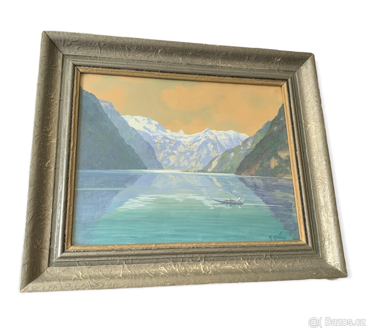 RUDOLF EMIL KLÖDEN (1892-1953) obraz Königsee art deco s DPH