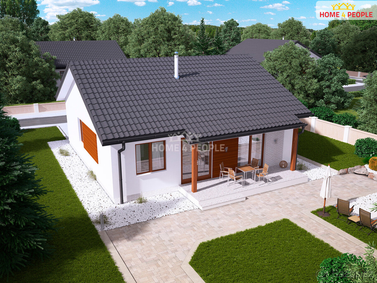 Projekt domu Havřice s pozemkem 1105 m2