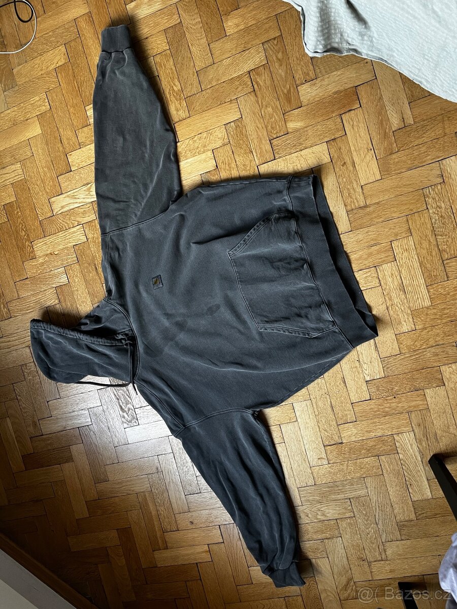 Mikina Carhartt Wip Hooded Nelson - Šedá