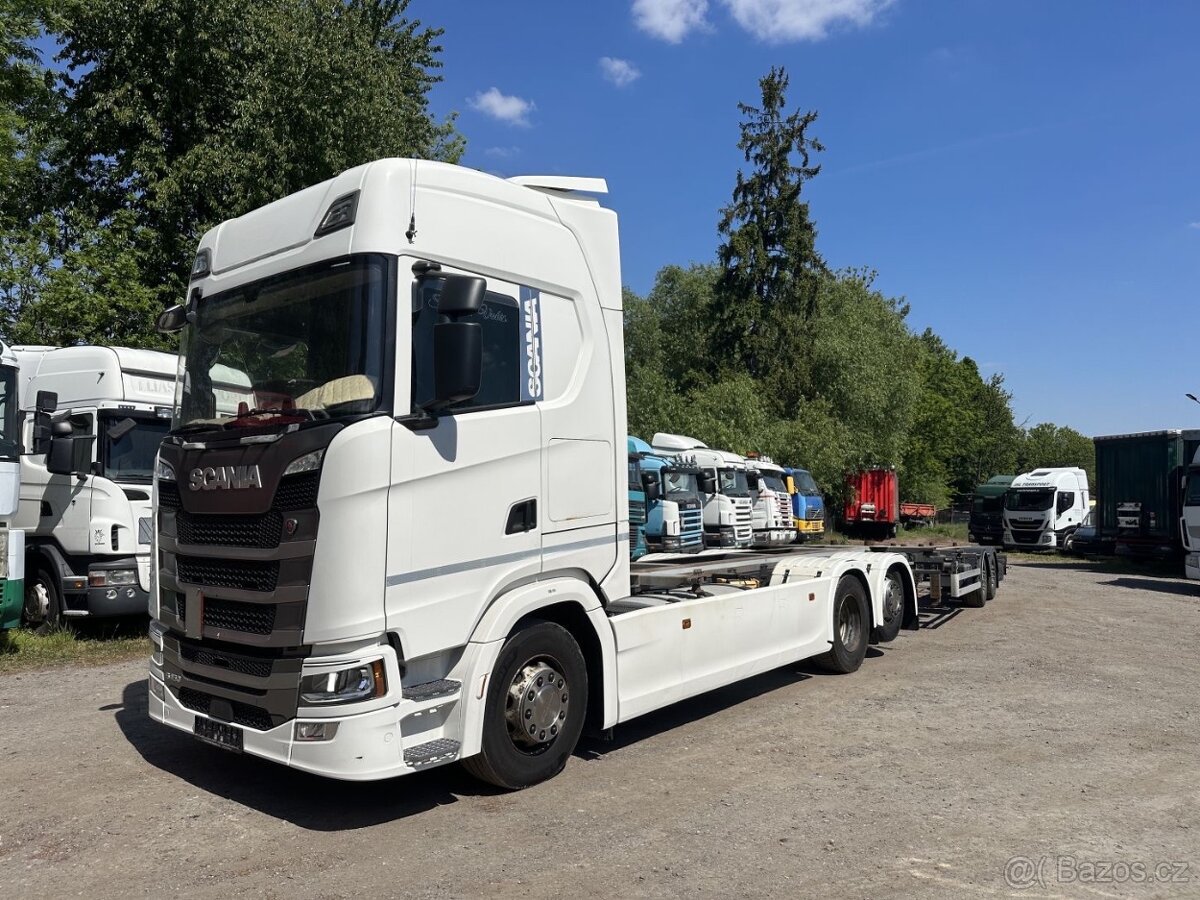 Scania S450,6x2,BDF,E6 + přívěs Wecon 2018