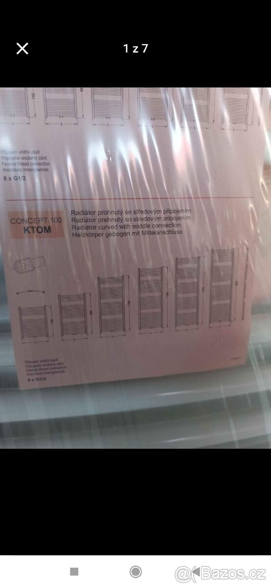 Concept 100 KTOM 0750/1700 radiátor