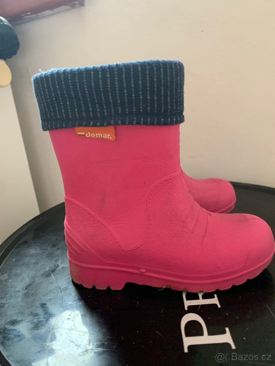 Zateplené superlehké holínky Demar Dino - vel. 22/23