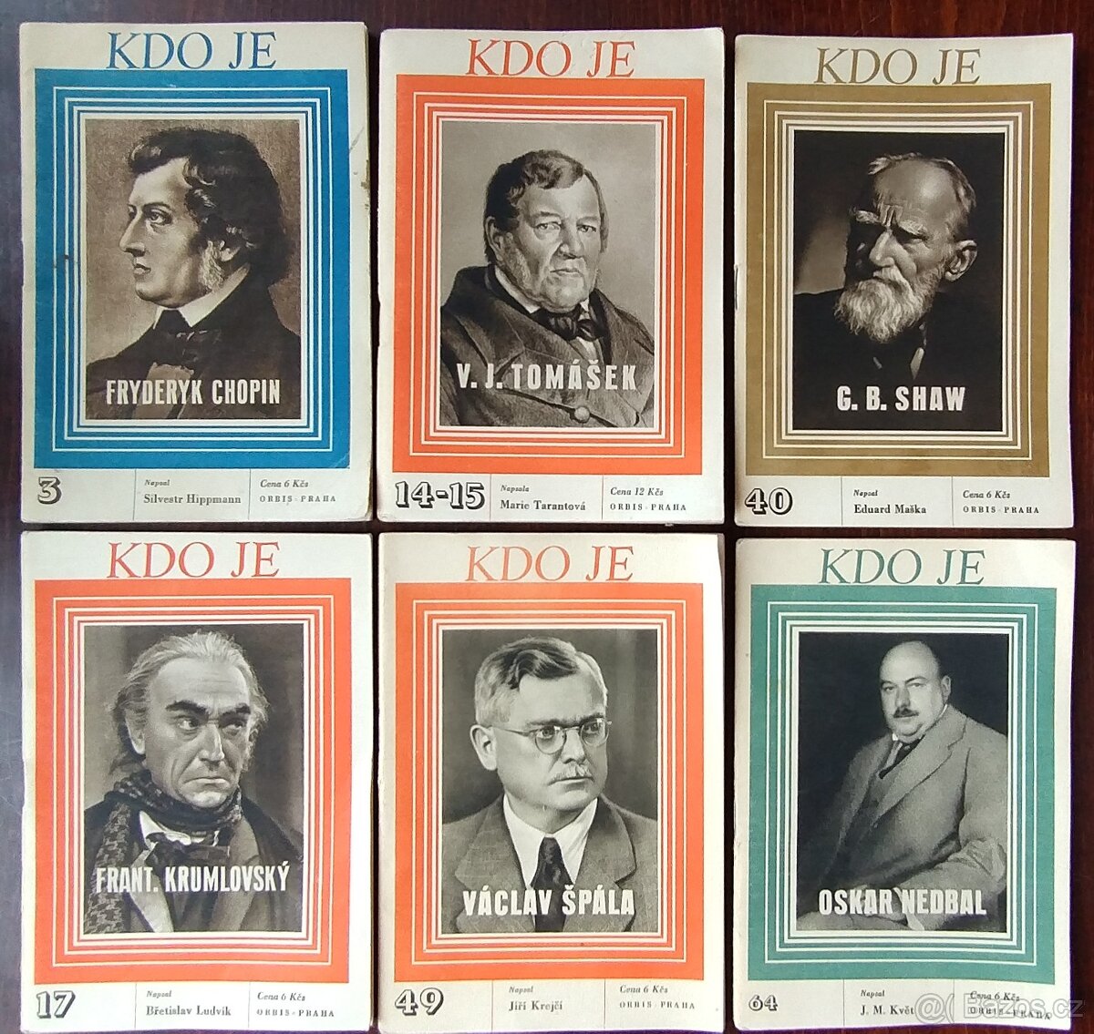 "Antikv. sbírka životopisů"Kdo je kdo"..(slevy20-17/ks)