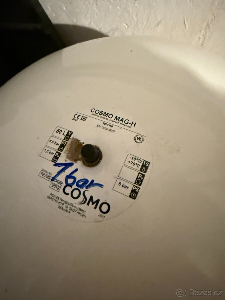 prodám Nádoba expanzní COSMO MAG-H 50l