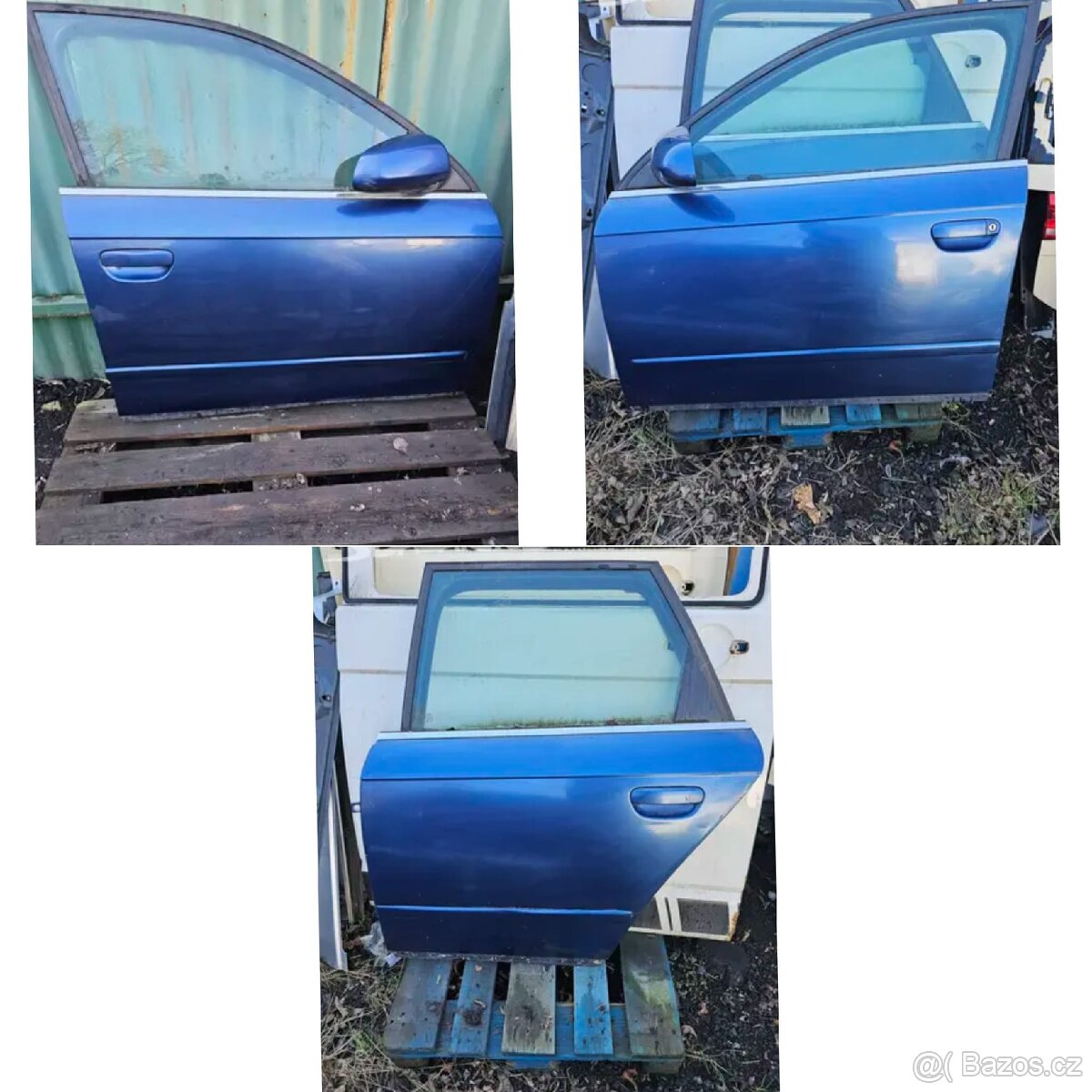 Dveře Audi A4 B7 (pravé přední, levé přední a zadní)