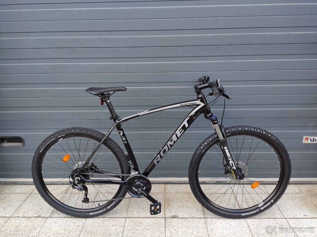 Nové horské kolo Romet Mustang M1 29“, 19" / 21" alu rám
