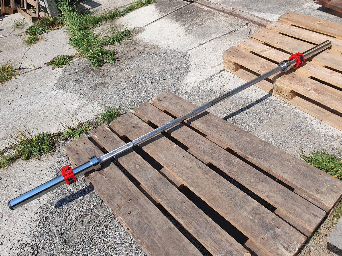 Olympijská osa 2200/50mm (nová) - DO 690KG, LOŽISKA