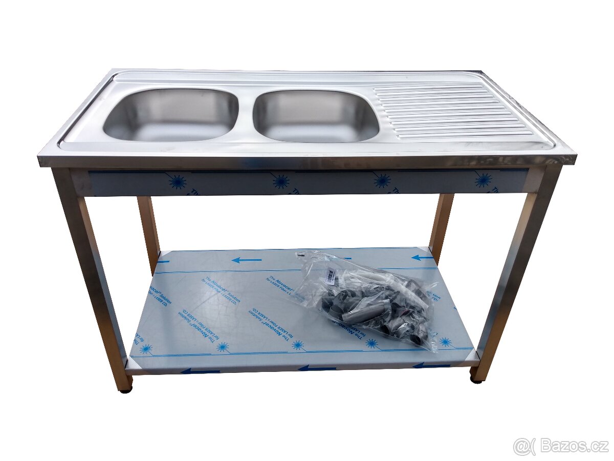 Nerezové gastro dřezové stoly - různé rozměry