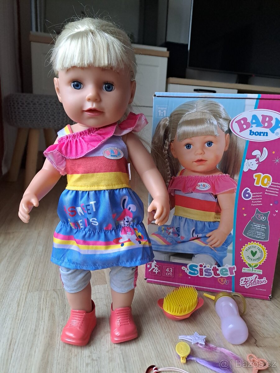 Baby born sister panenka 43cm