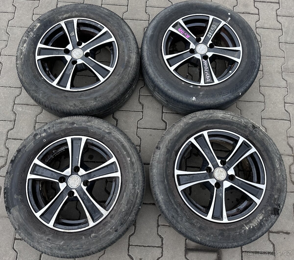 Prodám ALU kola Peugeot č. 1764