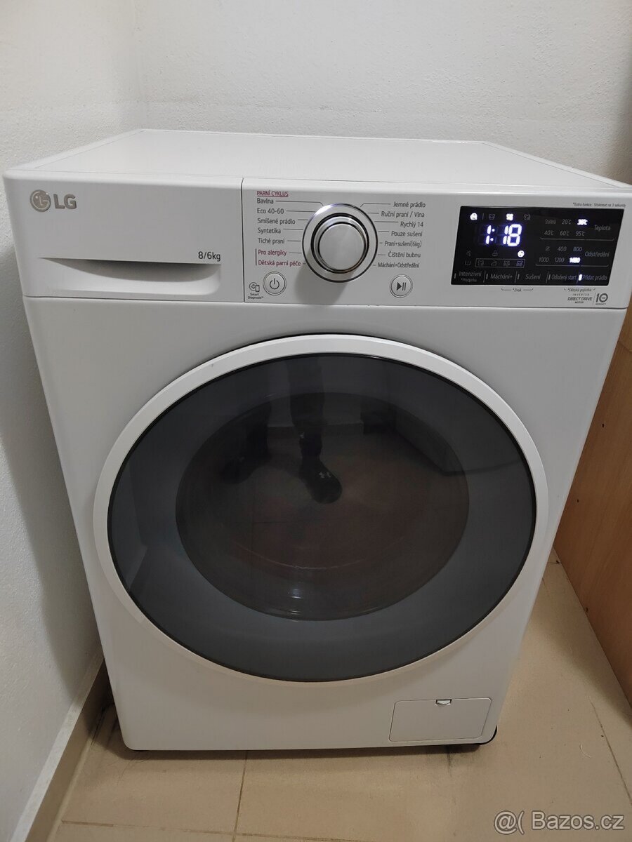 Pračka LG se sušičkou ThinQ 8+5 a+++