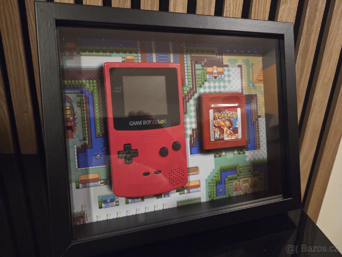 Gameboy Color + Pokemon rámeček